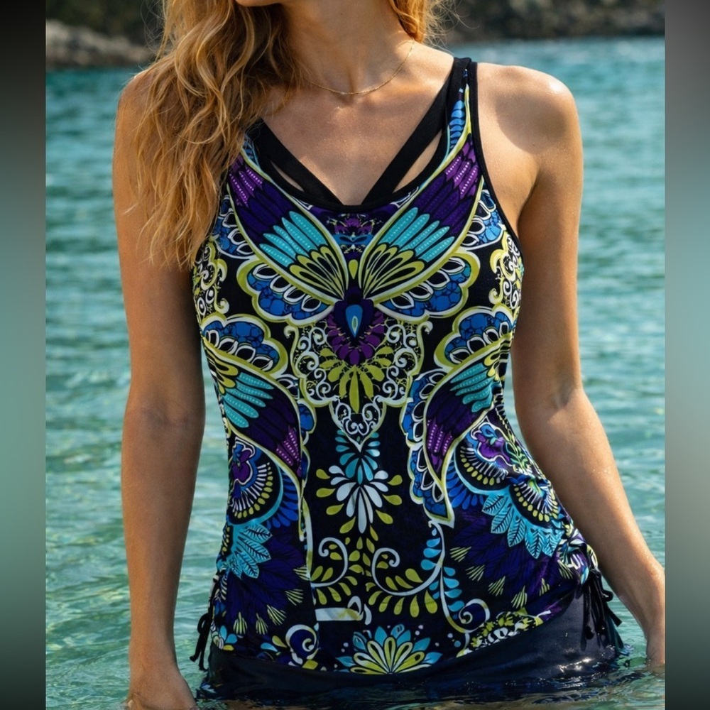 EXCELLENT CONDITION WOMEN’S SIZE SMALL ATHLETA TANKINI TOP
